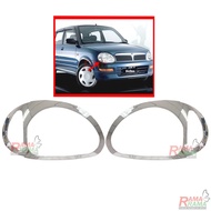 Perodua Kelisa (2001 - 2007) MDM Custom Fit ABS Car Head Lamp Light Headlamp Eye Lid Eyelid Brow Ful