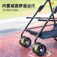 🚢KCGCPet Stroller Dog Cat Teddy Baby Portable Foldable Cabas Separation Cage Car Outdoor Trolley