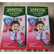 2 bottles Appeton A-Z Kids Vitamin C strawberry flavour (expiry 07/25)