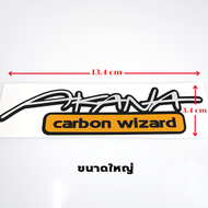 สติ๊กเกอร์ AKANA carbon wizard สะท้อนแสง