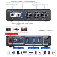 AIYIMA DAC-A2เสียงโปรเล่นเกม USBฮับ USB เครื่องขยายเสียง DAC หูฟัง USB เล่นเกมมินิถอดรหัสสำหรับ PS5ต