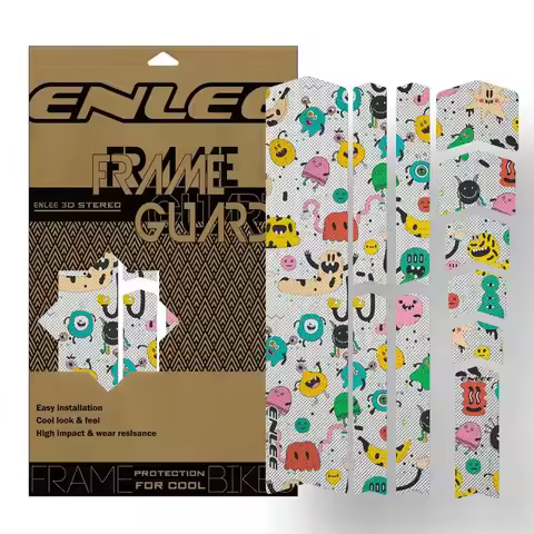 Removeable Bike Frame Sticker Protector Scratch-Resistant Waterproof 3D MTB Bike Sticker Lightweight