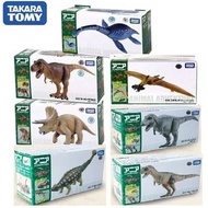 Tomica Takara Tomy ไดโนเสาร์ Jurassic World Dinosaur ของเล่นเด็ก Raptor Tyrannosaurus โมเดลตุ๊กตาของเล่นสําหรับเด็ก