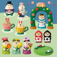 < Cute Dog Story > Flower Kingdom Alice in Wonderland Little Doll Micro Landscape Cake Decoration De