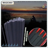 MAGICIAN 10pcs Floats Buoy Material, Carbon 60cm Fishing Float Drifting Feet, Hot Bold Tails 0.8mm~1