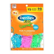 DenTek Kids Fun Flossers, Wild Fruit, 90 Floss Picks Kids Floss