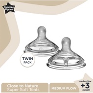 ORIGINAL Tommee Tippee Nipple 3m+ Fast flow 3m dot tommee tippee 6m+