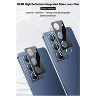 IMAK Realme P3X 5G Integrated 2 In 1 Lens Protector Black Back Rear Camera Tempered Glass Lens Film 
