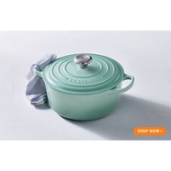 🔥🔥🔥 LE CREUSET signiture cast iron round sage colour [MALAYSIA READY STOCK] 🔥🔥🔥