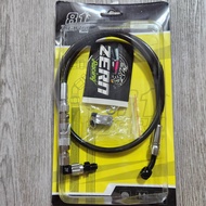 สายเบรค ปลดวาล์วของแท้ ZERN8.1 สีดำตัดเงิน หัวฟันเฟือง หัว90 ยาว36นิ้ว ใส่ WAVE / DASH / LS / R15 / 
