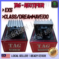 TAG- Ex5/Dream/Wave100/Ex5-Class Rectifier Regulator Katab Katau Ex5 Dream W100 Ex5 Class