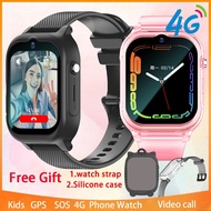 Fashion 4G Kids Smart Watch SIM Card Video Call Smartwatch GPS WIFI LBS Tracker Children Clock for Boys Girl Student 2023sdhf