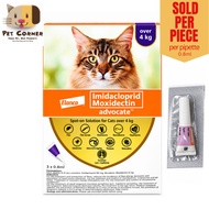 Advocate Spot On for Cats Anti-Tick Flea Over 4kg (4-8kg) per PIECE