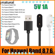 YNATURAL 2PCS 100cm Quick Charger Portable Replacement Watch Accessories Fast Charging Cord Station for Huawei Band 8 7 6 NFC