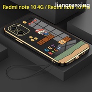 Casing REDMI NOTE 10 4G XIAOMI REDMI NOTE 10S REDMI NOTE 10 PRO 4G phone case Softcase Electroplated silicone shockproof Protector Cover new design DDMLA01