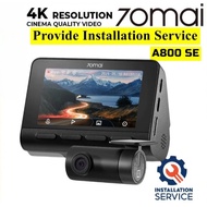 70mai A800SE Set Car Recorder Dual vision 4K Ultra HD Screen 70 Mai DVR Dash Cam