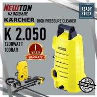 KARCHER HIGH PRESSURE CLEANER -K2.050 / 340 L/H MAX / 100BAR MAX / 1200 WATT -1.601-652.0