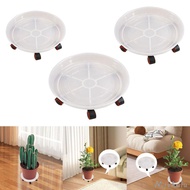 [Miskulu] Plant with Rolling Plant Stand Multifunctional Round Pot Mover Plant for Potted Plant