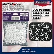 PVC Tile Spacer 200PCS 1.5MM 2MM 3MM 4MM 5MM Cross Tile Spacer Tile Gap Spacer Floor Wall Tile Insta