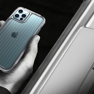 LINKASEAIR 防摔抗菌蝕刻玻璃殼 iPhone12 Pro Max 6.7吋 直條