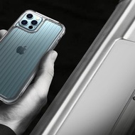 LINKASEAIR 防摔抗菌蝕刻玻璃殼 iPhone12 Pro Max 6.7吋 直條