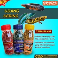 20gram Dried Shrimp Fish Feed Channa Maru Yellow Sentarum Auranti Limbata Tiedye Oscar Tiger Batik A