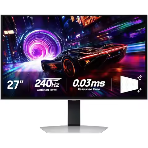 27 Inch Odyssey QD OLED Gaming Monitor 4K UHD 240Hz 0.03ms HDR FreeSync Premium Pro