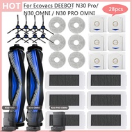 Replacement Parts Compatible For Ecovacs Deebot N30 Pro N30 Omni N30 Pro Omni Robot Vacuum Cleaner H