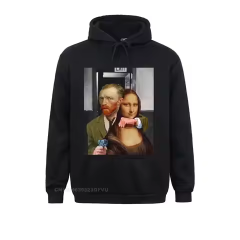 Men's Hoodie Cultural Hostage Drama Van Gogh Pure Cotton Oversized Hoodie Portrait Vincent Culture S