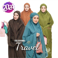 GIFT SET 2024 | TELEKUNG TRAVEL RINGAN HUMAIRAH | DENGAN MINI POUCH/BAG | RINGAN &amp; MURAH, IRONLESS | SET HANTARAN 2024