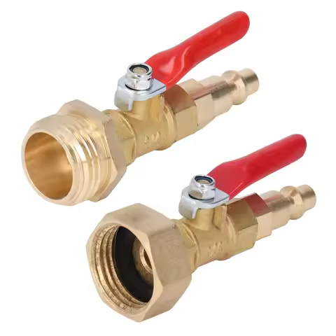 Winterize Blowout Fitting Winterizing Quick Adapter 1/4in Male Quick Connector Antiaging 3/4in Male 