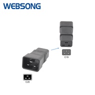 JD-67 PA-0356 C19 to C20 Straight Up Websong Power Connector