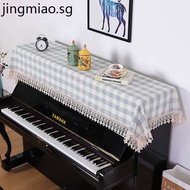 Piano Cover Piano Anti-dust Cover Cover Cloth Electric Piano Modern Simple Universal Cover Towel Thickened Cotton Linen Half Cover Piano Cover