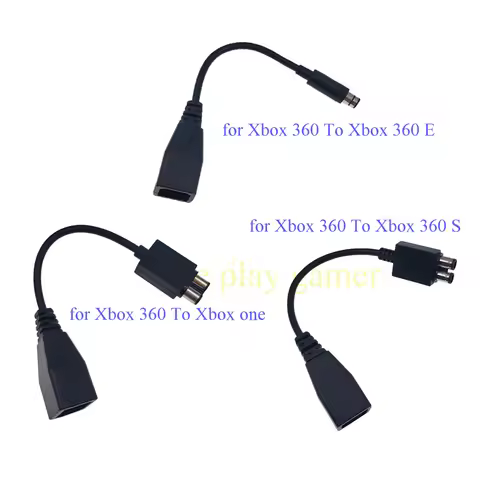 1-10PCS For XBOX 360 Power Cord Thick Machine To Thin Machine Power Conversion Cord To Xbox 360 E Xb