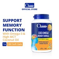 Coco Omega™ Memory Formula (180s)- Ocean Health (Supports Memory Function &amp; Brain Health| High MCT Coconut Oil)