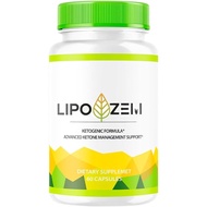 Lipo-zem Natural BHB Supplement for Energy and Vitality, Non-GMO, Gluten-Free, with Magnesium Calciu