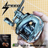 รอกหยดน้ำ Jasper Speed 7.2:1 ไฮบริด แบริ่งเซรามิก ceramic รอกเบทคาสติ้ง รอกspeed รอกเบท รอกเบส รอกตก