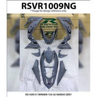 Rapido Coverset cover set (sticker Tanam) RS150 RS150R V1 / V2 Winner-150 (6) Nardo grey