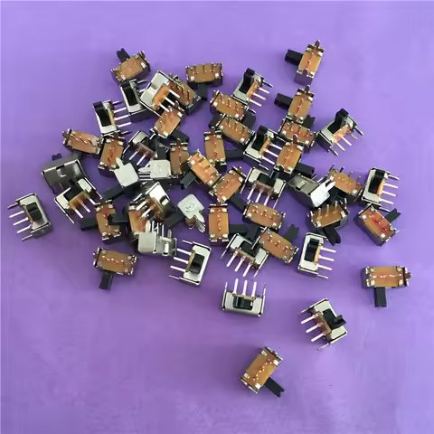 20pcs 6Sizes SK12D07 Toggle Switch 3Pin PCB 2 Position 1P2T SPDT Miniature Slide Switch Side Knob SK