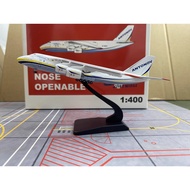 Vivi toys Blue Wings 1/400 Antonov AN-124 Alloy Airplane Model Can Open Warehouse UR-82027 1204 PXS9