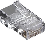 Black Box Corp CAT6 Value Line Modular Plug, Unshielded, 50-Pak - 50 Pack - 1 x RJ-45 Male - Gold-pl