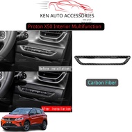 Proton X50 Interior Cover Multifunction Switch Cover Carbon Fiber Look/ Interior Cover