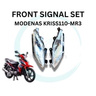 MODENAS KRISS 110 MR3 KRISS110 MR3 MOTORCYCLE FRONT SIGNAL LAMP SET FRONT SIGNAL LIGHT SET CLEAR