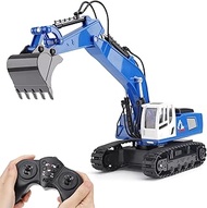 PREPOP Remote Control Excavator Toy for 6-12 yr Boys, Best Birthday Gifts for Kids 6 7 8 9 10 11 Yea