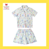 Kloset ETC Puppy Lobby Set  (Hotel-01) ชุดนอนแขนสั้นและกางเกงขาสั้น