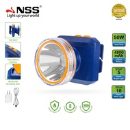 Nss 80W 30W head light led super bright rechargeable headlamp headlight flashlight Li-polymer batter