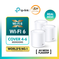TP-Link Deco X60 (3 Pack) -AX3000 Wifi 6 Mesh Wifi Router Home Wireless System AP Mode or Router Mode