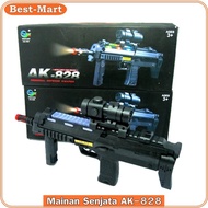 Children's Toy Gun Rifle Ak-828 LED Light And Sound