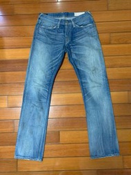 EVISU -Made in USA牛仔褲/腰圍32 吋/褲長43吋