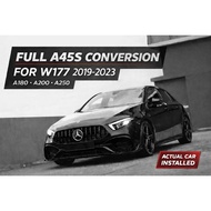 MERCEDES A180/200/250 A45S (W177) 2019-2023 FULL CONVERSION BODYKIT